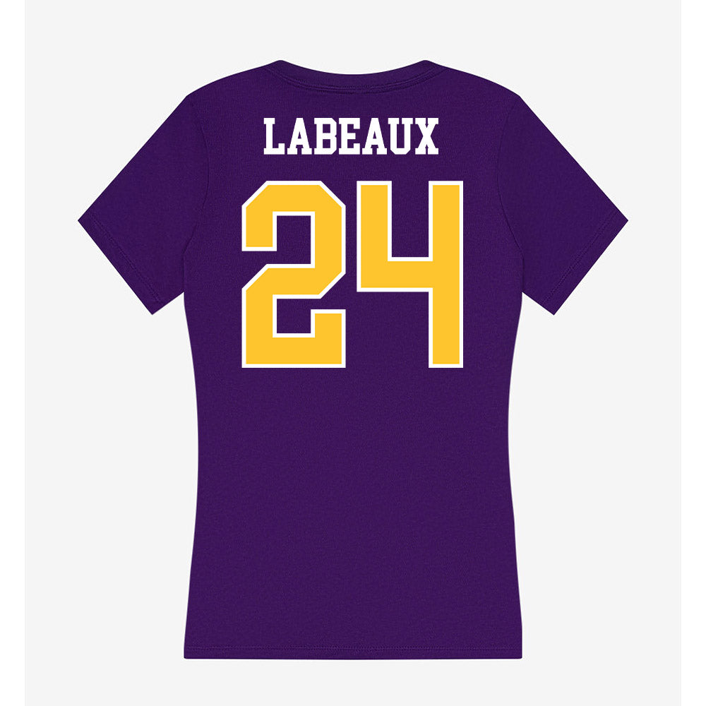East Carolina - NCAA Men's Basketball : Trevion LaBeaux - Classic Shersey Women's V-Neck T-Shirt-1
