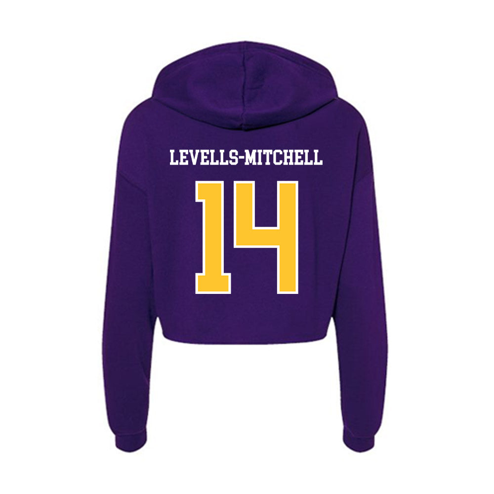 East Carolina - NCAA Football : Ashton Levells-Mitchell - Classic Shersey Women's Crop Fleece Hoodie-1