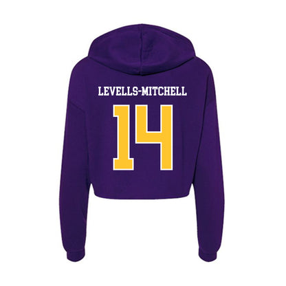 East Carolina - NCAA Football : Ashton Levells-Mitchell - Classic Shersey Women's Crop Fleece Hoodie-1