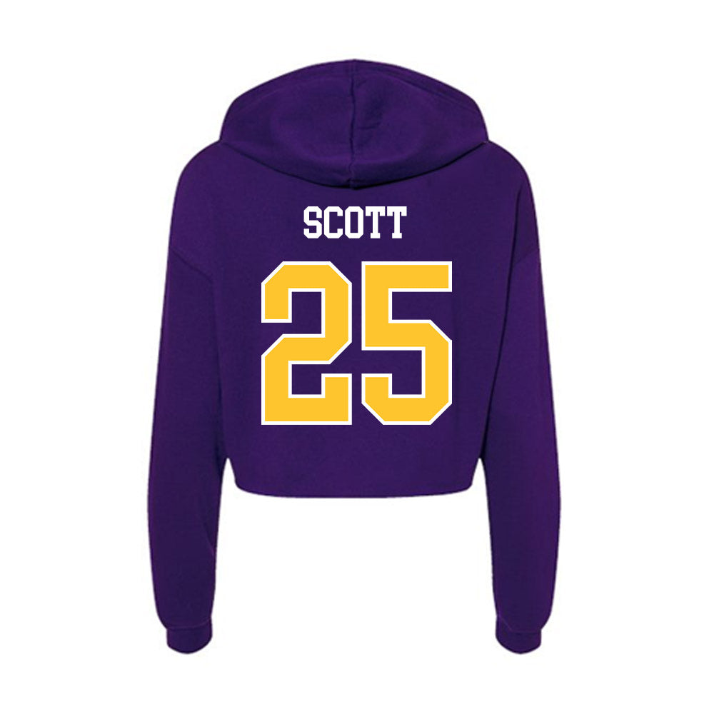 East Carolina - NCAA Softball : Mary-Kathryn Scott - Classic Shersey Women's Crop Fleece Hoodie-1