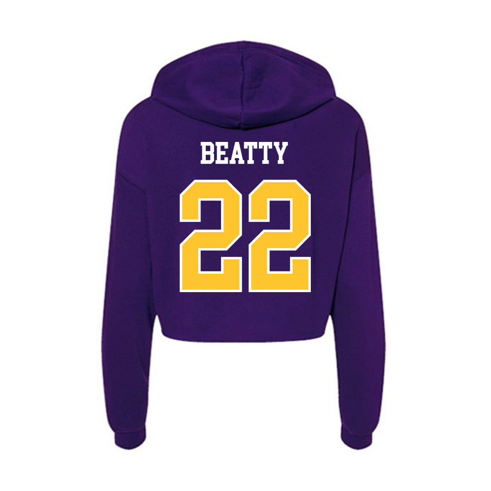East Carolina - NCAA Football : Michael Beatty - Classic Shersey Women's Crop Fleece Hooded Sweatshirt-1