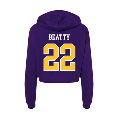 East Carolina - NCAA Football : Michael Beatty - Classic Shersey Women's Crop Fleece Hooded Sweatshirt-1