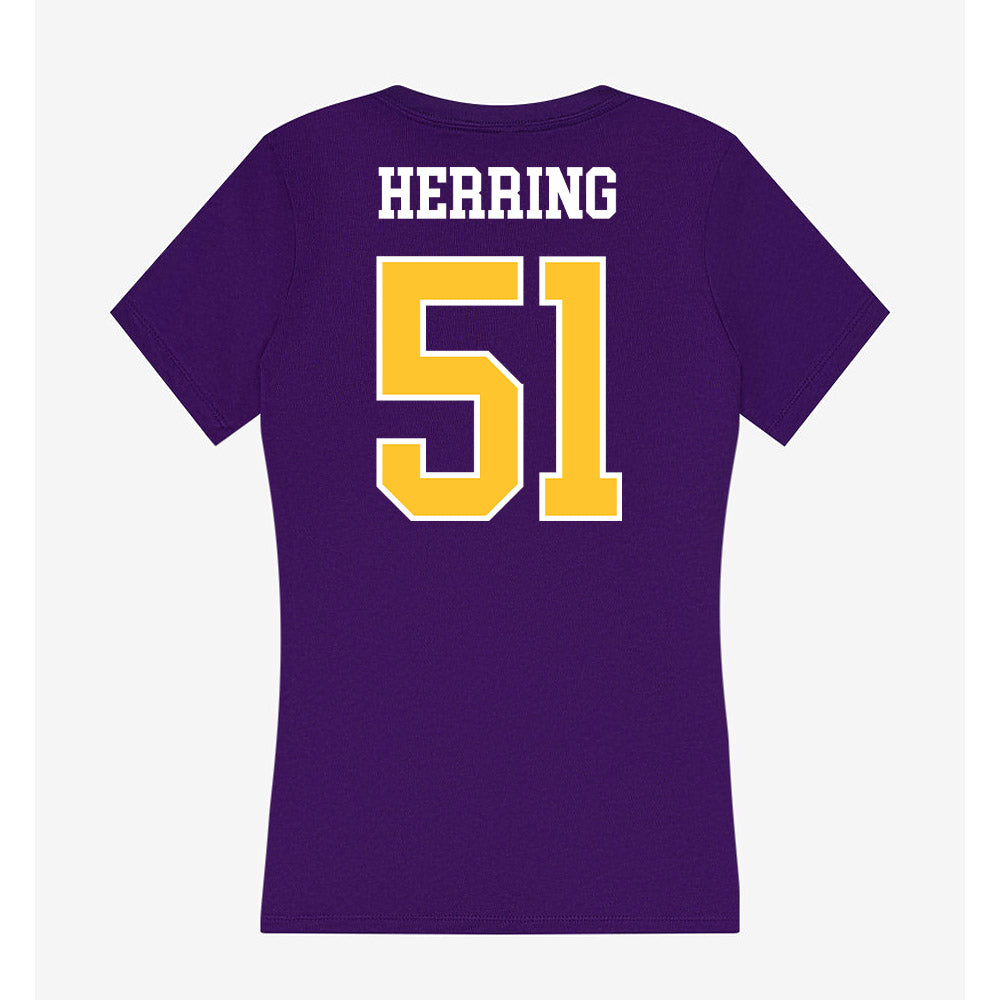 East Carolina - NCAA Baseball : Jack Herring - Classic Shersey Women's V-Neck T-Shirt-1