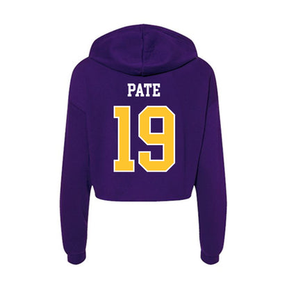 East Carolina - NCAA Women's Volleyball : Ellie Pate - Classic Shersey Women's Crop Fleece Hooded Sweatshirt-1