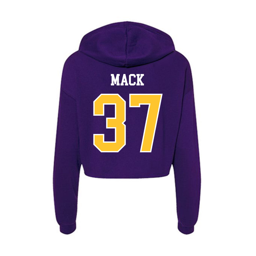 East Carolina - NCAA Football : Amare Mack - Classic Shersey Women's Crop Fleece Hoodie-1
