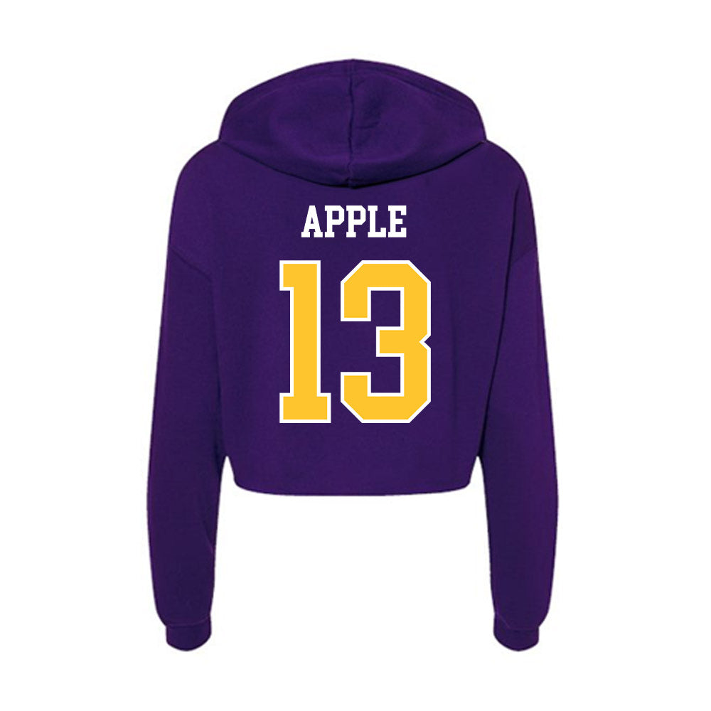 East Carolina - NCAA Women's Lacrosse : Sophia Apple - Classic Shersey Women's Crop Fleece Hoodie-1