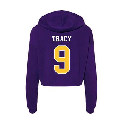 East Carolina - NCAA Softball : Ella Tracy - Classic Shersey Women's Crop Fleece Hoodie-1