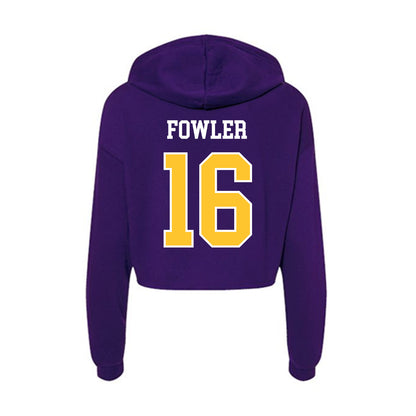 East Carolina - NCAA Softball : Gabby Fowler - Classic Shersey Women's Crop Fleece Hoodie-1