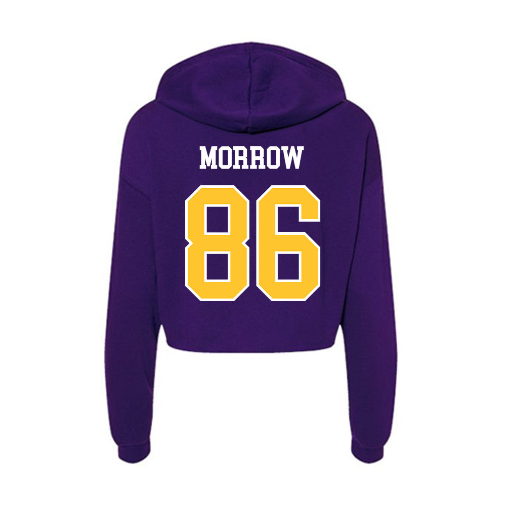 East Carolina - NCAA Football : Kaleb Morrow - Classic Shersey Women's Crop Fleece Hooded Sweatshirt-1