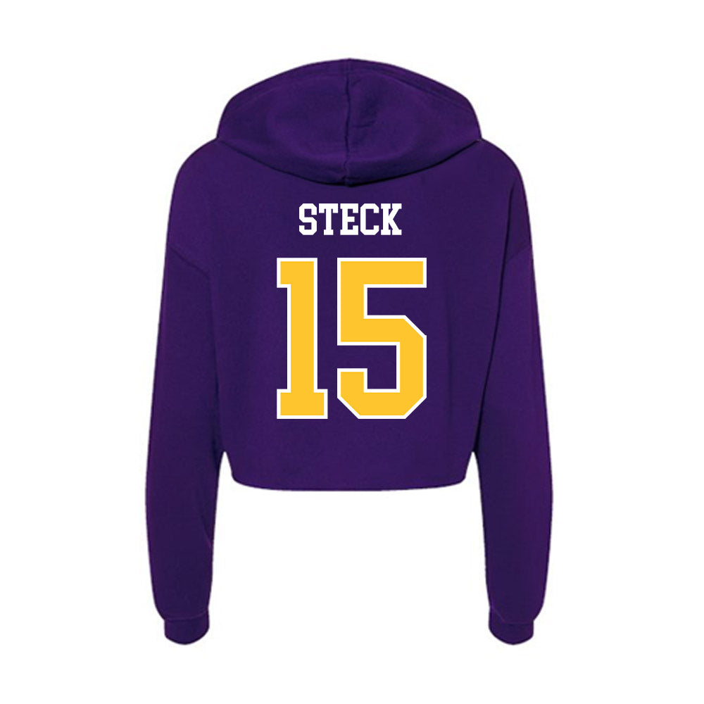 East Carolina - NCAA Women's Soccer : Ella Steck - Classic Shersey Women's Crop Fleece Hoodie-1