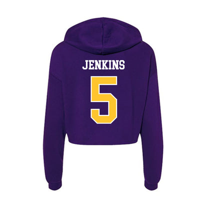 East Carolina - NCAA Football : Parker Jenkins - Classic Shersey Women's Crop Fleece Hoodie-1