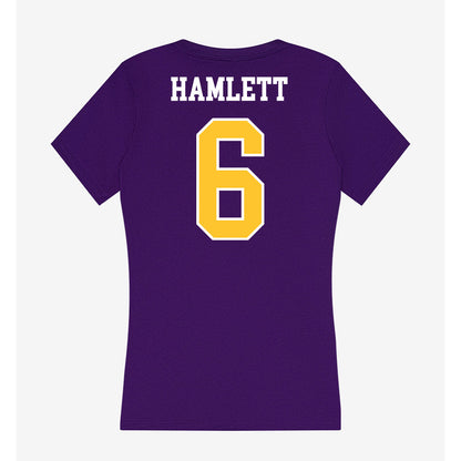East Carolina - NCAA Football : Kanen Hamlett - Classic Shersey Women's V-Neck T-Shirt-1