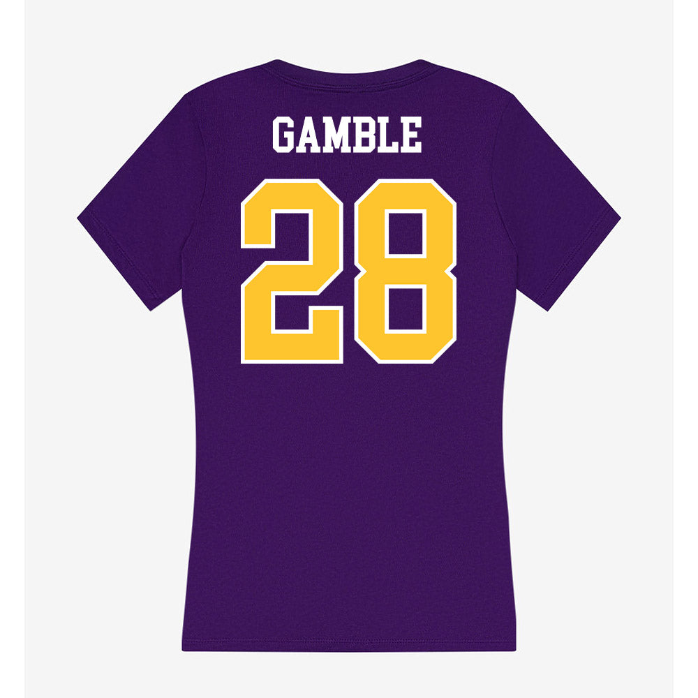 East Carolina - NCAA Football : Zyeir Gamble - Classic Shersey Women's V-Neck T-Shirt-1