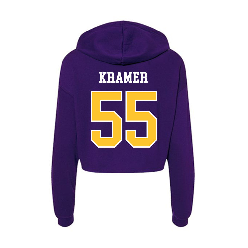 East Carolina - NCAA Football : Ethan Kramer - Classic Shersey Women's Crop Fleece Hoodie-1