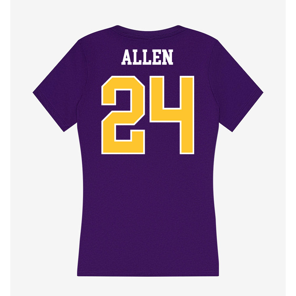 East Carolina - NCAA Football : Michael Allen - Classic Shersey Women's V-Neck T-Shirt-1