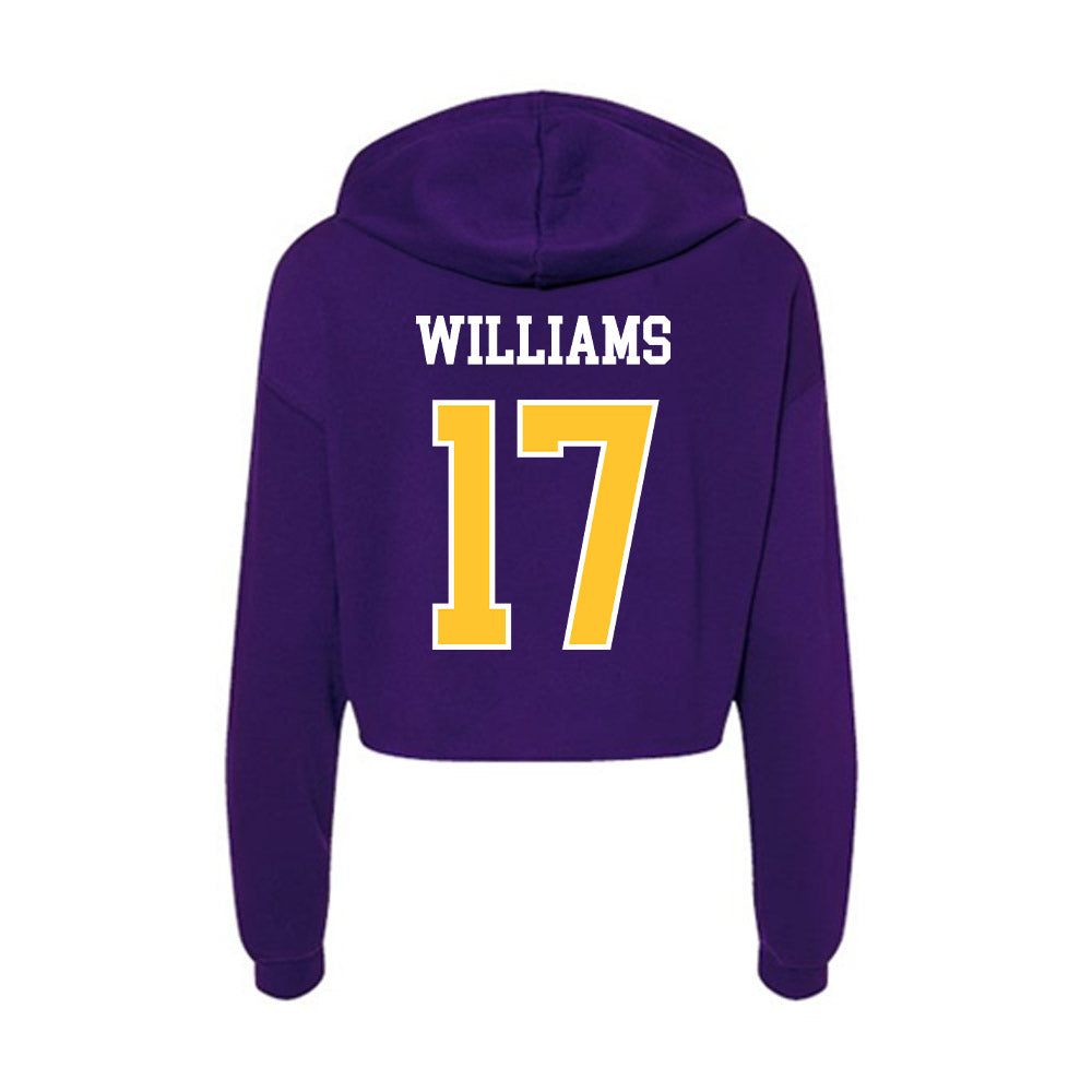 East Carolina - NCAA Football : Johnny Williams - Classic Shersey Women's Crop Fleece Hoodie-1