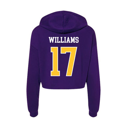 East Carolina - NCAA Football : Johnny Williams - Classic Shersey Women's Crop Fleece Hoodie-1