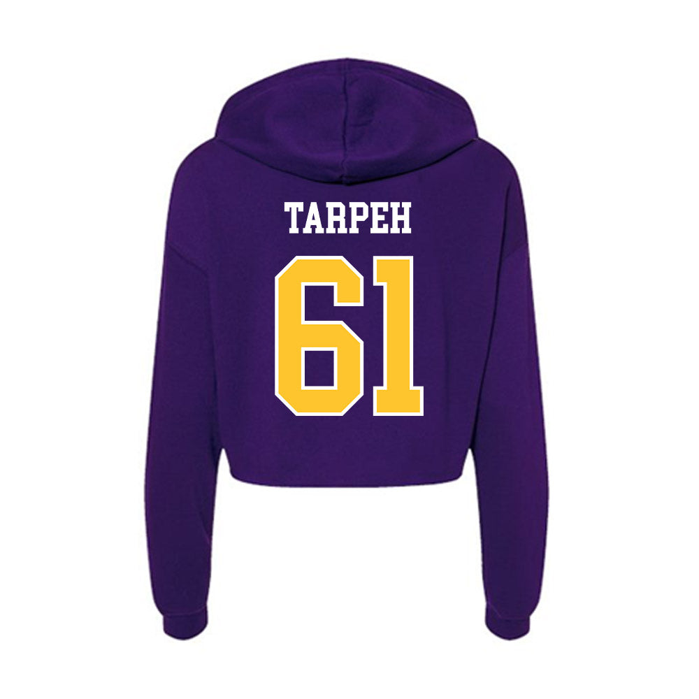 East Carolina - NCAA Football : Jayson Tarpeh - Classic Shersey Women's Crop Fleece Hoodie-1