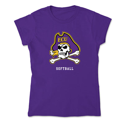 East Carolina - NCAA Softball : Michaela Weber - Classic Shersey Soft Style Women’s T-Shirt-0