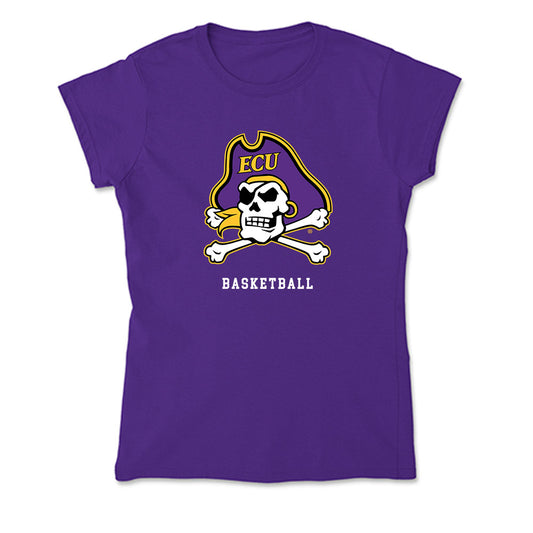 East Carolina - NCAA Men's Basketball : Jordan Riley - Classic Shersey Soft Style Women’s T-Shirt-0