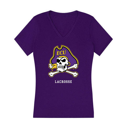 East Carolina - NCAA Women's Lacrosse : Sophia Apple - Classic Shersey Women's V-Neck T-Shirt-0