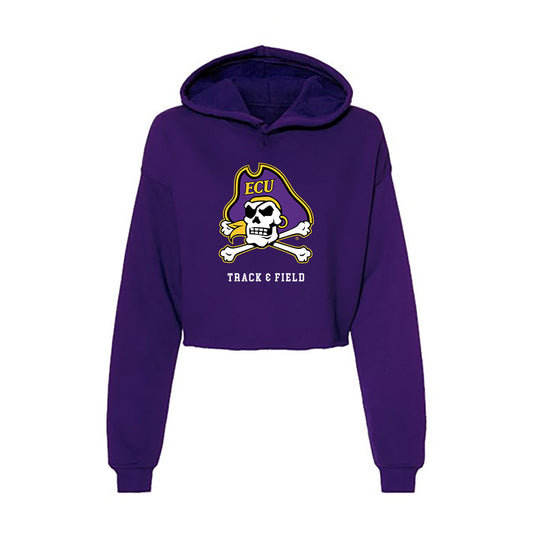 East Carolina - NCAA Men's Track & Field : JaDarien Parker - Classic Shersey Women's Crop Fleece Hoodie-0