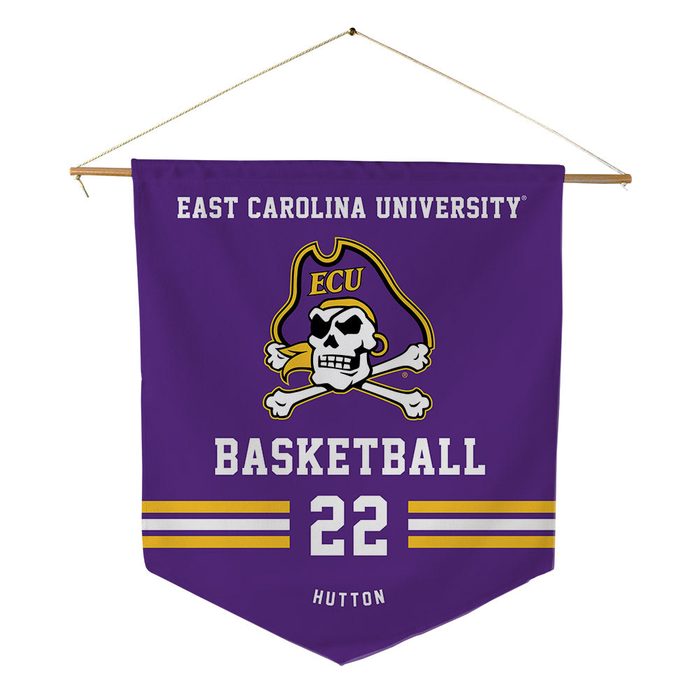 East Carolina - NCAA Women's Basketball : Anzhané Hutton - Pennant - 18" x 21"-0