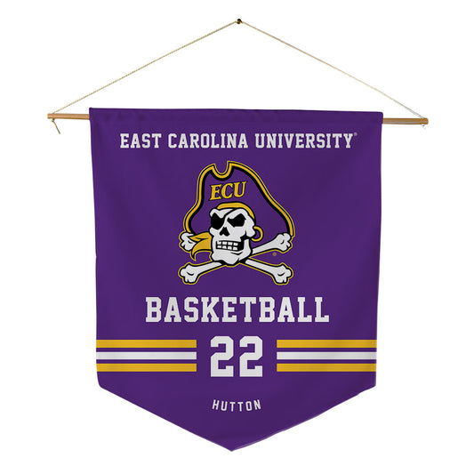 East Carolina - NCAA Women's Basketball : Anzhané Hutton - Pennant - 18" x 21"-0