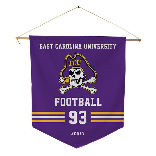 East Carolina - NCAA Football : Everett Scott - Pennant - 18" x 21"-0