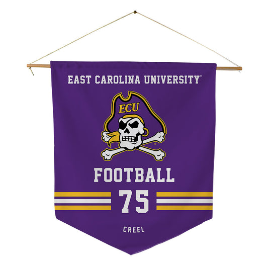 East Carolina - NCAA Football : Hayes Creel - Pennant - 18" x 21"-0