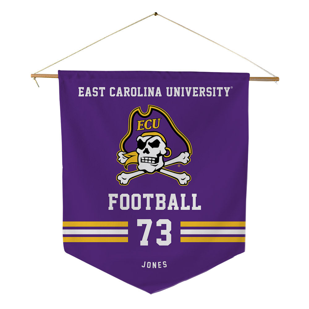 East Carolina - NCAA Football : Karson Jones - Pennant - 18" x 21"-0