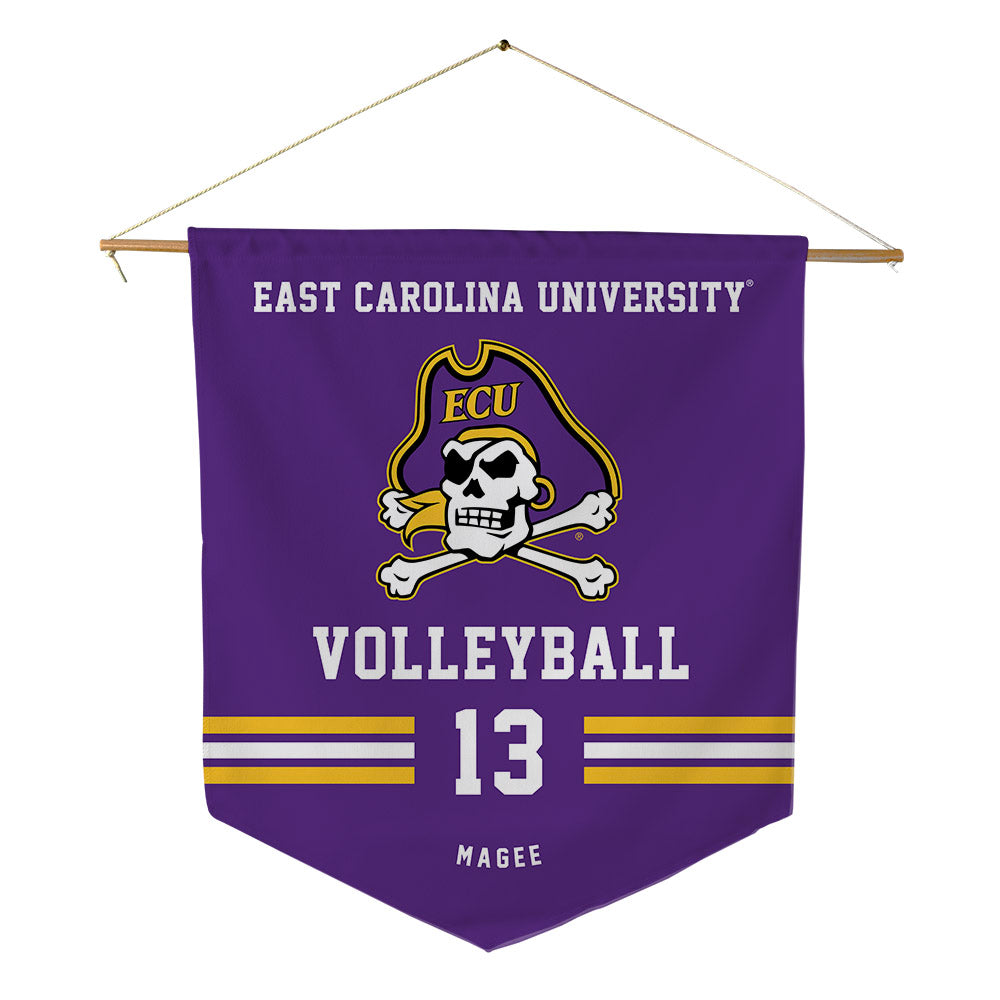 East Carolina - NCAA Women's Volleyball : Kanani Magee - Pennant - 18" x 21"-0