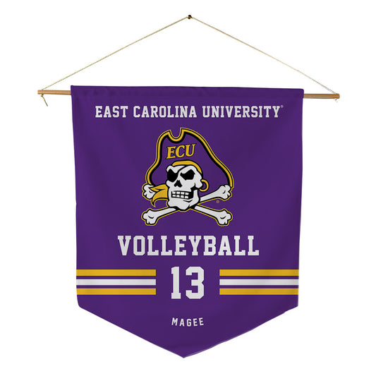 East Carolina - NCAA Women's Volleyball : Kanani Magee - Pennant - 18" x 21"-0