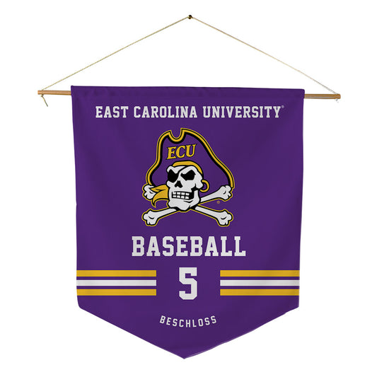 East Carolina - NCAA Baseball : Gabe Beschloss - Pennant - 18" x 21"-0