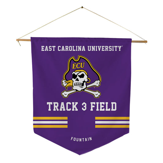 East Carolina - NCAA Men's Track & Field : Rashun Fountain - Pennant - 18" x 21"-0