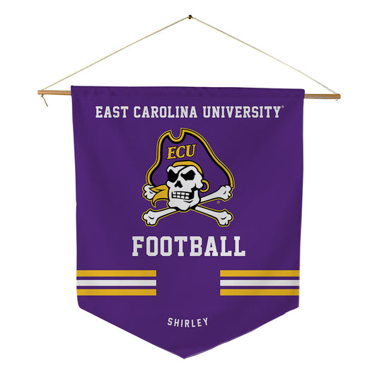 East Carolina - NCAA Football : Blake Shirley - Pennant - 18" x 21"-0