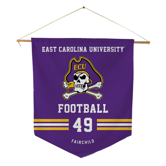 East Carolina - NCAA Football : Chad Fairchild - Pennant - 18" x 21"-0