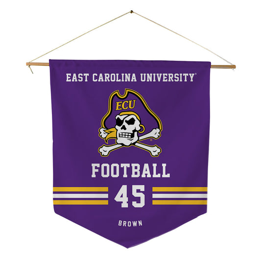 East Carolina - NCAA Football : Mason Brown - Pennant - 18" x 21"-0