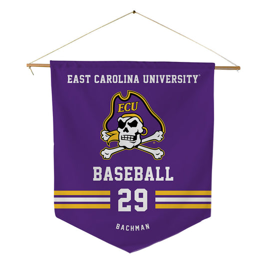 East Carolina - NCAA Baseball : Brayden Bachman - Pennant - 18" x 21"-0
