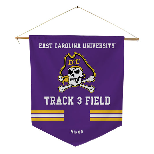 East Carolina - NCAA Women's Track & Field : Dakota Minor - Pennant - 18" x 21"-0