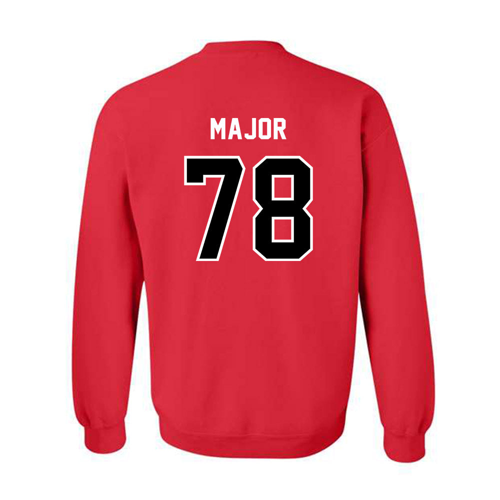 Western Kentucky - NCAA Football : Tyreek Major - Classic Shersey Crewneck Sweatshirt-1