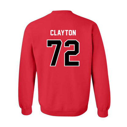Western Kentucky - NCAA Football : Zach Clayton - Classic Shersey Crewneck Sweatshirt-1