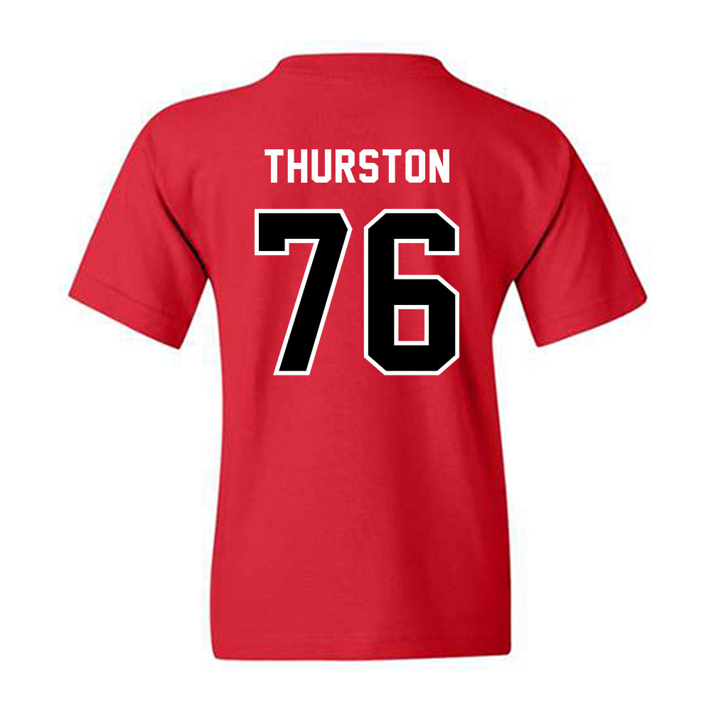 Western Kentucky - NCAA Football : Max Thurston - Classic Shersey Youth T-Shirt-1