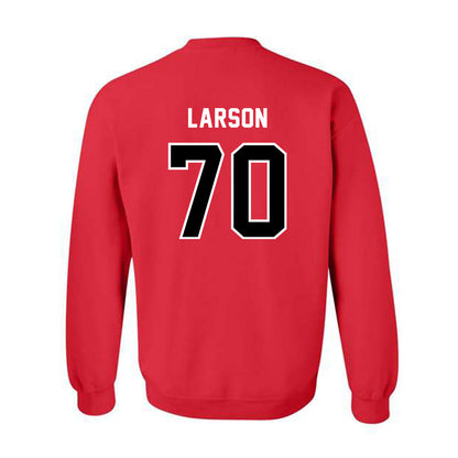 Western Kentucky - NCAA Football : Rhett Larson - Classic Shersey Crewneck Sweatshirt-1