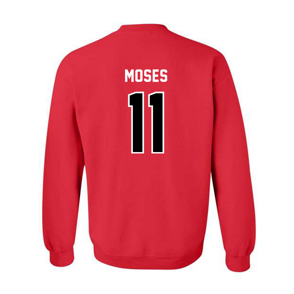 Western Kentucky - NCAA Football : Canyon Moses - Classic Shersey Crewneck Sweatshirt-1