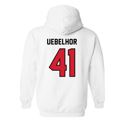 Western Kentucky - NCAA Baseball : Mick Uebelhor - Classic Shersey Hooded Sweatshirt-1