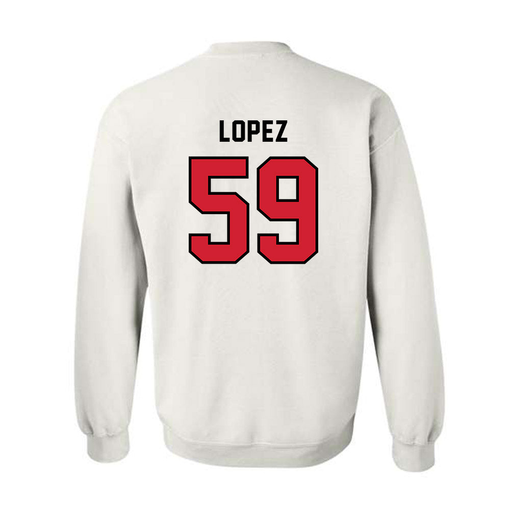 Western Kentucky - NCAA Football : Alex Lopez - Classic Shersey Crewneck Sweatshirt-1