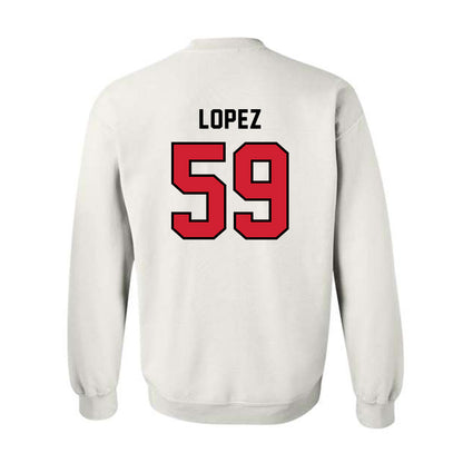Western Kentucky - NCAA Football : Alex Lopez - Classic Shersey Crewneck Sweatshirt-1