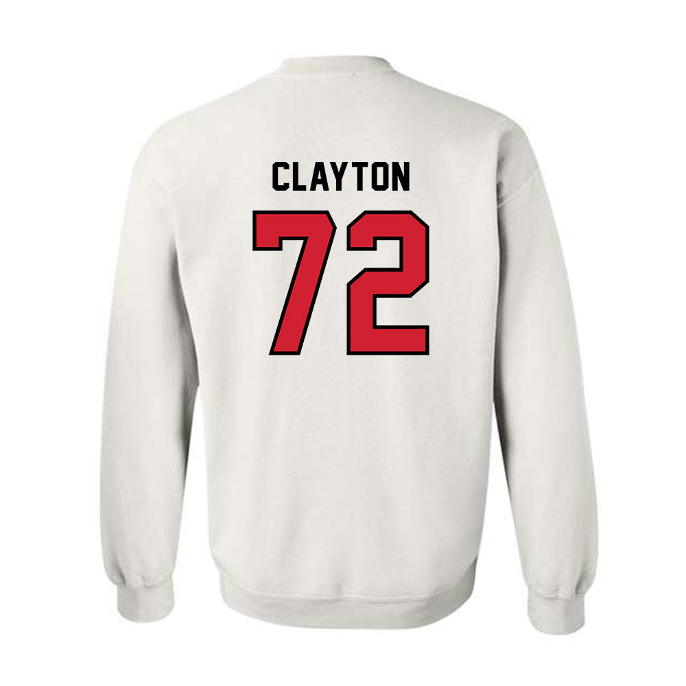 Western Kentucky - NCAA Football : Zach Clayton - Classic Shersey Crewneck Sweatshirt-1