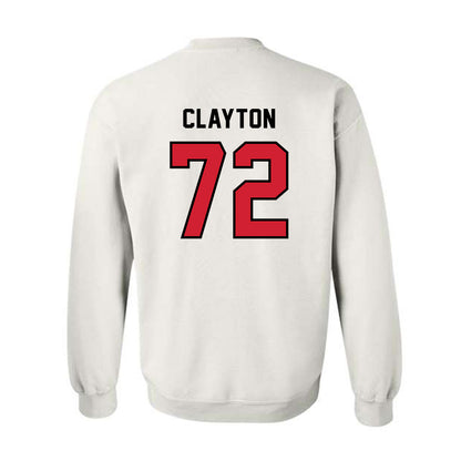 Western Kentucky - NCAA Football : Zach Clayton - Classic Shersey Crewneck Sweatshirt-1